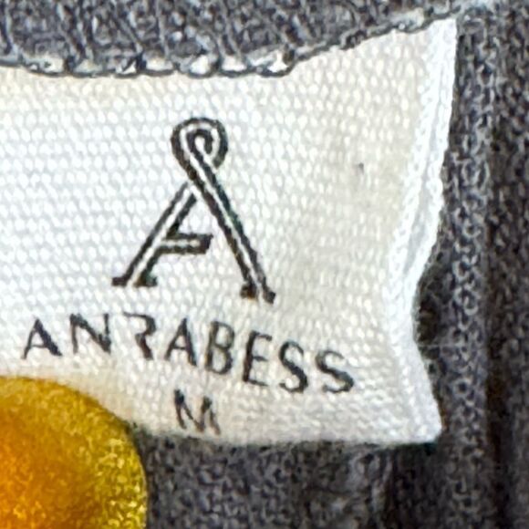 ANRABESS JUMPSUIT LOOSE SLEEVELESS ADJUSTABLE STRAPS BIB WIDE LEG W/POCKETS sz M - Picture 12 of 16